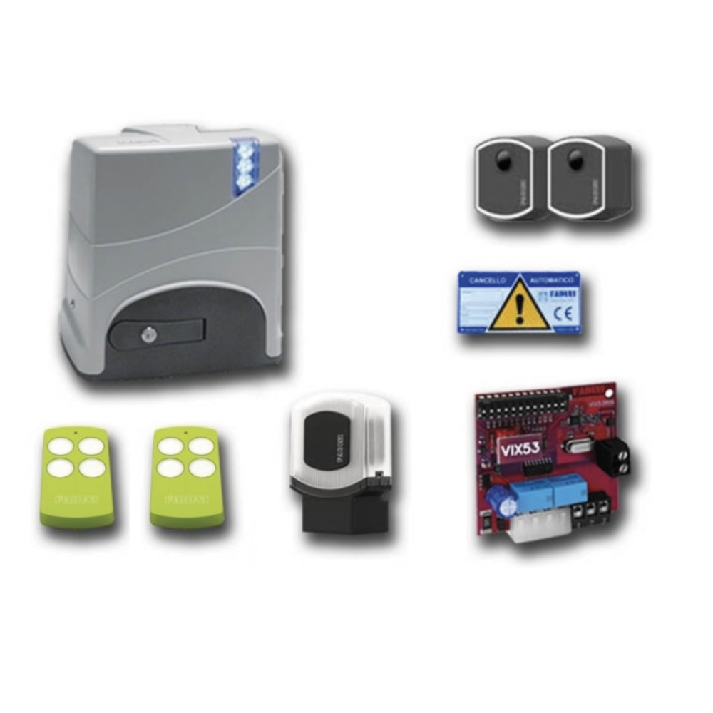 Kit de Motorisation de Portail Battant Kit Nupi 66 2 Émet.Vix53 FADINI 6661K0VL