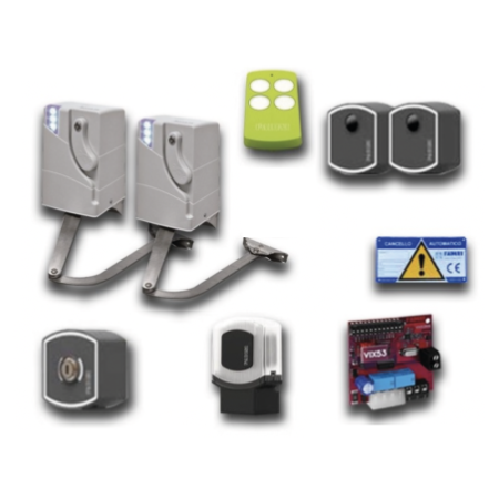 Kit de Motorisation de Portail Battant Kit Bart 350 1 Émet.Vix53 FADINI 3520K0VL