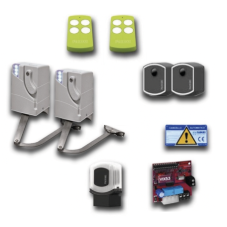 Kit de Motorisation de Portail Battant Kit Bart 350 2 Émet.Vix53 FADINI 3521K0VL
