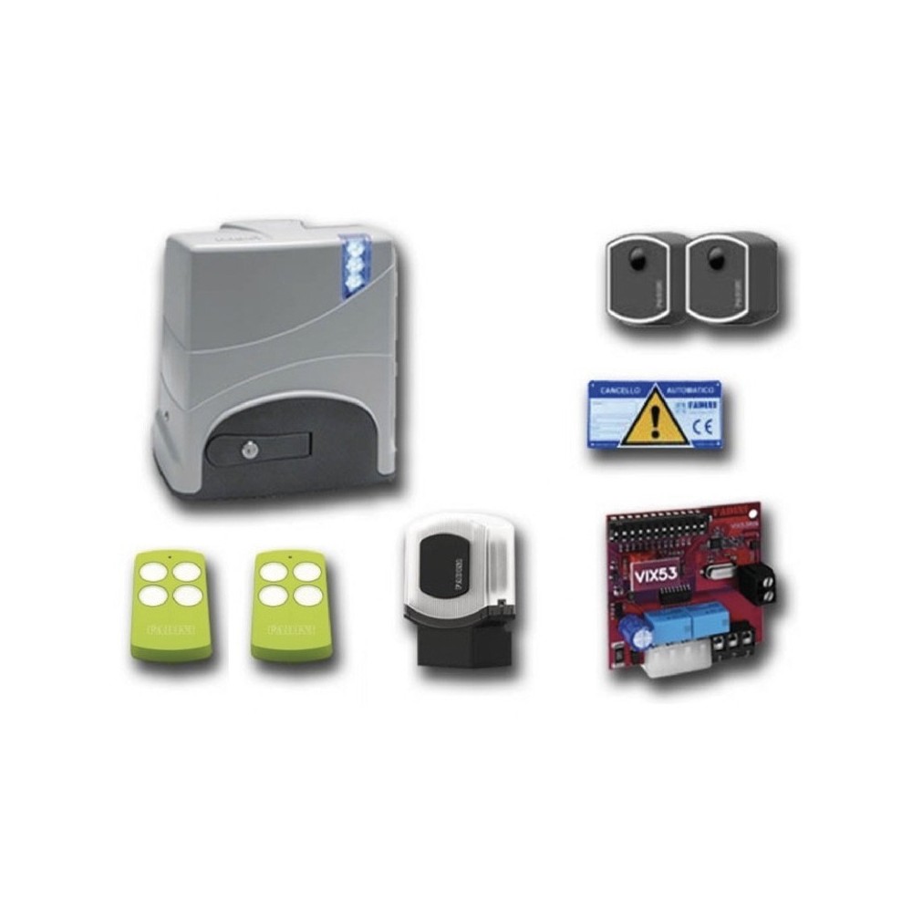 Kit de Motorisation de Portail Coulissant Kit Junior 624 2 Émet.Vix53 FADINI 625K0VL Kit de Motorisation de Portail Coulissant Kit Junior 624 2 Émet.Vix53 FADINI 625K0VL