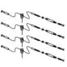 Kit 4 Tirants Inox Pour Lisse 7,4M - Acc. Bayt980 FADINI 1958L